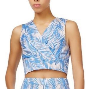 3/$20 Rachel Roy Palm Print Crop Top